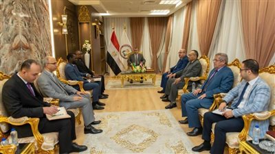 وزير الإنتاج الحربي يبحث مع السفير السنغالي أوجه التعاون المشترك