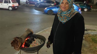 بائعة الذرة المشوي بالإسماعيلية: 