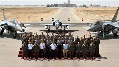 ختام فعاليات التدريب الجوى المصري الفرنسى المشترك (آمون -24)