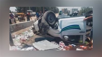 مصرع وإصابة 13 شخصا في حادث بطريق العلاقى بأسوان 