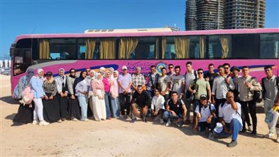 جامعة دمنهور تواصل إطلاق أفواجها الطلابية للمشاركة في فعاليات مهرجان «العالم علمين»