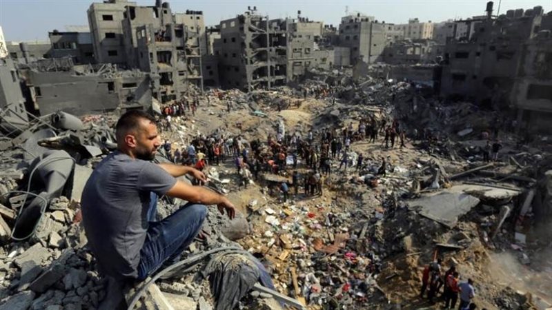 آثار الدمار في غزة