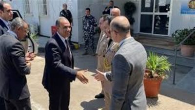 وزير الخارجية يزور المستشفى الميداني المصري في بيروت