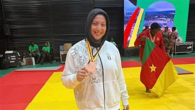 صفا سليمان لاعبة المشروع القومي للجودو تحصد ذهبية بطولة إفريقيا 