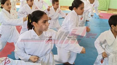 رياضة كفر الشيخ تنظم تدريبات الكاراتيه بشباب سيدي غازي
