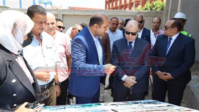 محافظ كفر الشيخ يتفقد مشروع رفع كفاءة وتطوير مقر الحملة الميكانيكية بدسوق