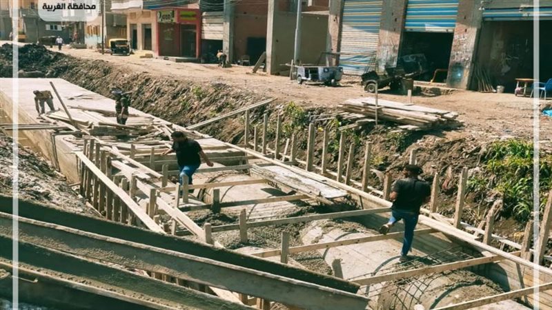 تغطية ترعة البسيونى