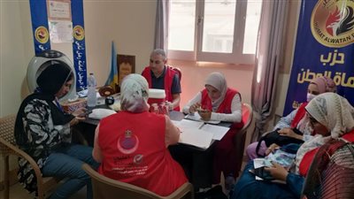 علاج 850 مريضًا بالمجان في قافلتي حزب «حُماة الوطن» بالإسكندرية 