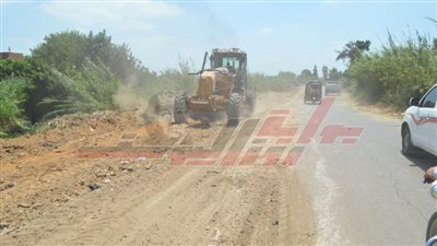 رفع كفاءة وتمهيد الطرق بقرى مطوبس ضمن خطة كفر الشيخ لـ«تأهيل الطرق»