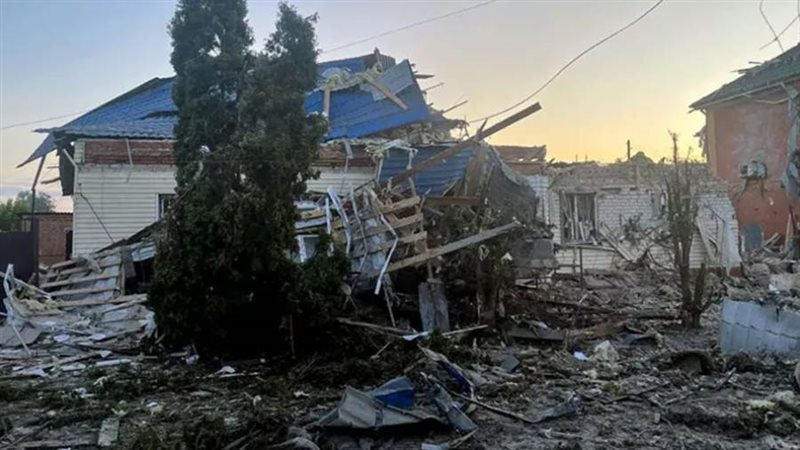 الدمار في مدينة كورسك