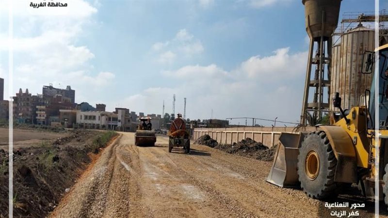 أعمال الرصف والمحاور