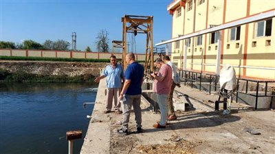 سكرتير  مساعد البحيرة يتابع مدى جاهزية رافع الصرف الصحي بمصرف الخيري وطلمبات حلق الجمل 