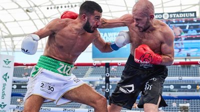 زياد المعيوف أول ملاكم سعودي يفوز في نزال موسم الرياض بلوس أنجلوس