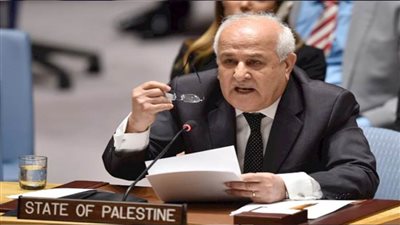 مندوب فلسطين لـ مجلس الأمن الدولي: 