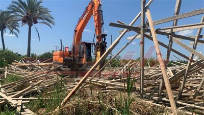 عبدالمعطي: استمرار إزالة التعديات على الأراضي الزراعية وأملاك الدولة بكفر الشيخ