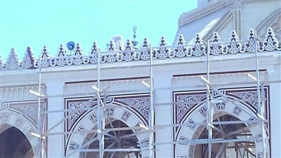 بالصور.. محافظ الغربية يتابع أعمال صيانة وترميم المسجد الأحمدي بطنطا