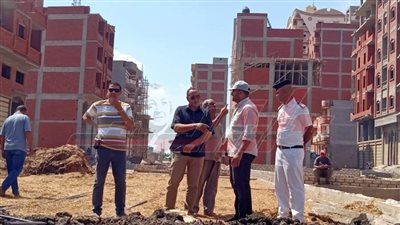 إيقاف بناء مخالف بمساحة 250م2 بسيدي سالم بكفر الشيخ