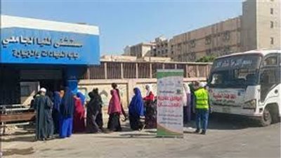 تضامن المنيا: الأورمان عالجت 300 مريض من غير القادرين بقرى بني مزار