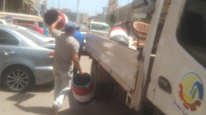 حملة لإزالة الاشغالات