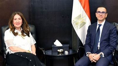  وزير الاستثمار والتجارة الخارجية يستقبل السفيرة الأمريكية بالقاهرة