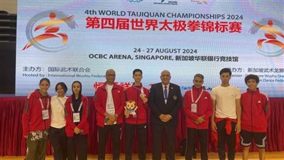 مصر تحصد 3 ميداليات في اليوم الأول من بطولة العالم للتايجي في سنغافورة 