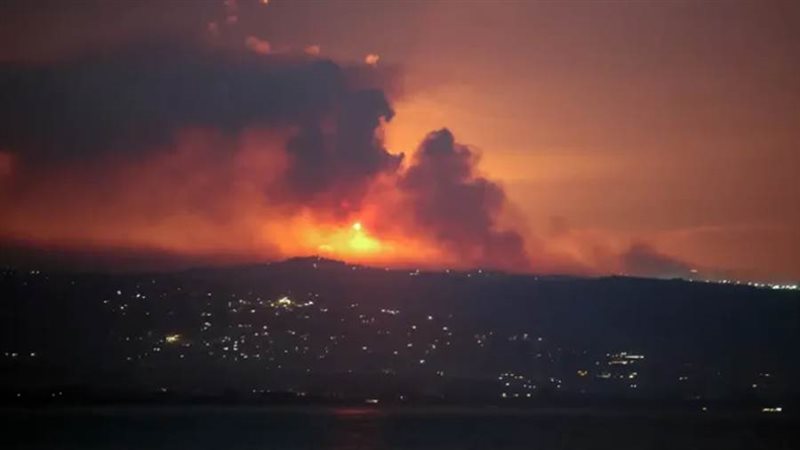 القصف الإسرائيلي