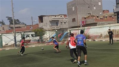 المجاز الشرقي ممثلًا لشباب الحامول في ختام المهرجان الرياضي لكرة القدم 