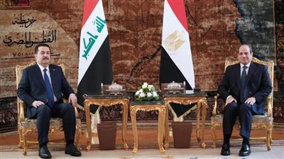 الرئيس السيسي يؤكد دعم مصر الكامل لوحدة العراق وسيادته وسلامة أراضيه