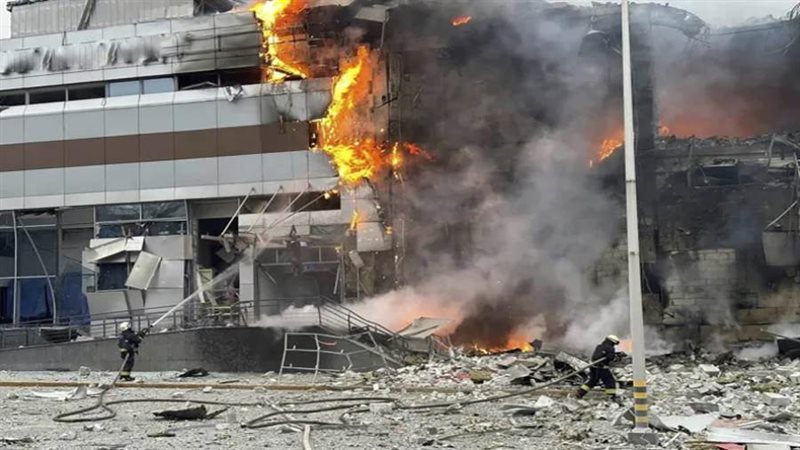 اشتعال النيران فى