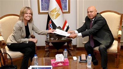 كامل الوزير يبحث مع سفيرة النرويج تعزيز الاستثمارات بالسوق المصرى 