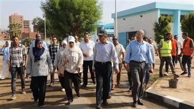  محافظ المنيا يتفقد محطة مياه بني مزار الجديدة  ويوجه برفع كفاءتها