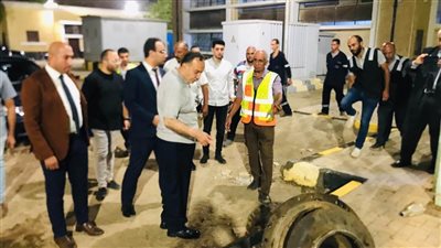 محافظ أسيوط يتفقد أعمال تطهير ورفع كفاءة محطة رفع صرف صحي البركة