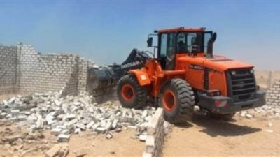 حملات مكثفة للتصدي للتعديات على الأراضي الزراعية وإزالة البناء المخالف بالإسكندرية