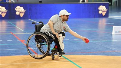 محمد نبوي يخسر أمام بطل كولومبيا بدور المجموعات بمنافسات البوتشا ببارالمبياد باريس