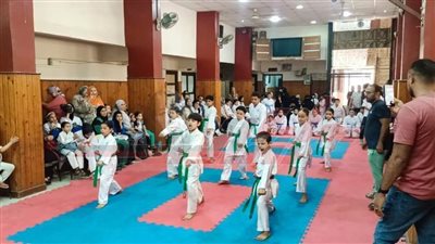 120 لاعبا يخوضون اختبارات الاتحاد المصري للكاراتيه بكفر الشيخ