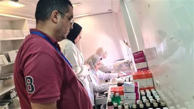 بمشاركة 9 عيادات.. الكشف على 1014مواطنا بقافلة طبية مجانية بـ