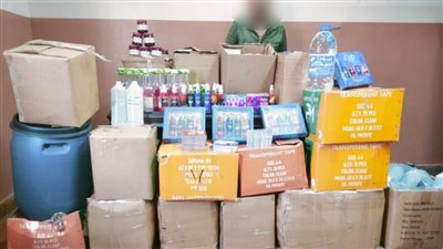 ضبط عاطل بحوزته مستحضرات تجميل مجهولة المصدر بمنشأة ناصر
