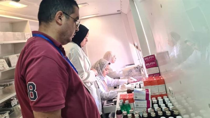 جانب من فعاليات القافلة