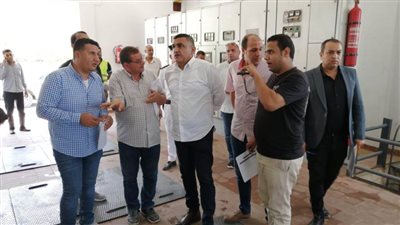 مسئولو الإسكان يتفقدون المرافق ومحطات الشرب والصرف الصحي ببني سويف الجديدة