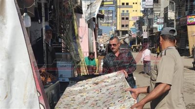 حملة مكبرة لإزالة الإشغالات بالحامول في كفر الشيخ 