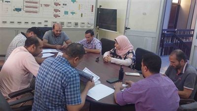 رئيس مياه سوهاج يكرم مسؤولي شؤون البيئة لحصولهم على المركز الأول بتقييم الشركة القابضة