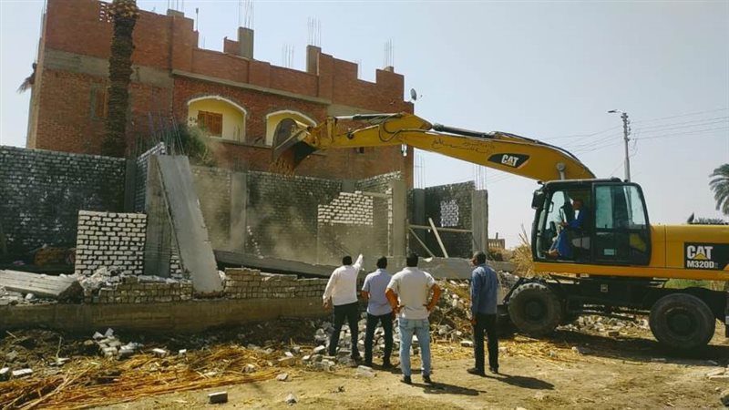 إزالة التعديات بأسيوط