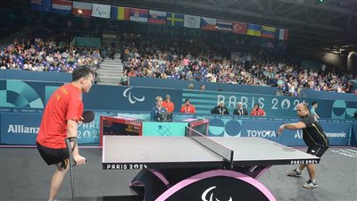 سيد سيكا يخسر أمام بطل الصين في ربع نهائي تنس الطاولة ببارالمبياد باريس