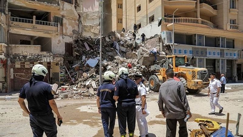 حادث انهيار عقار