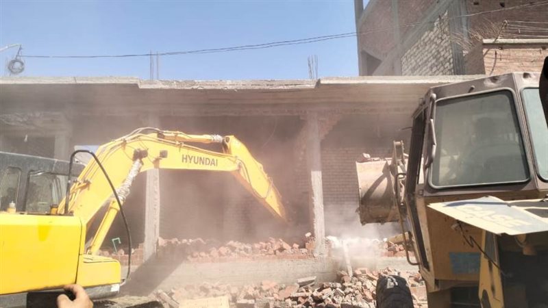 إزالة التعديات بأسيوط