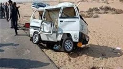 إصابة 4 أشخاص في حادث انقلاب سيارة سوزوكي بالطريق الزراعي في بنها