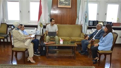 جامعة الإسكندرية تستقبل وفد الوكالة الأمريكية للتنمية الدولية 