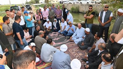 وزير الري يتفقد حالة الترع والأراضي الزراعية المنزرعة بالأرز المتحمل للجفاف بالشرقية