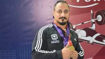 محمود صبرى يحتل المركز السادس في رفع الأثقال بدورة الألعاب البارالمبية 