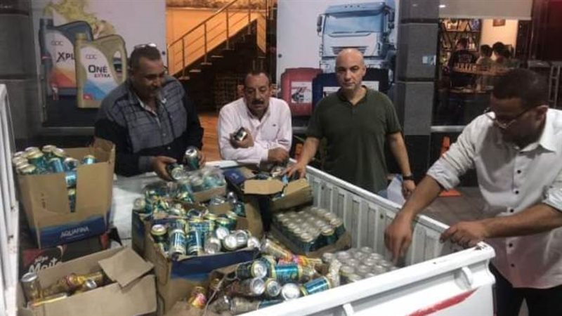 جانب من المضبوطات